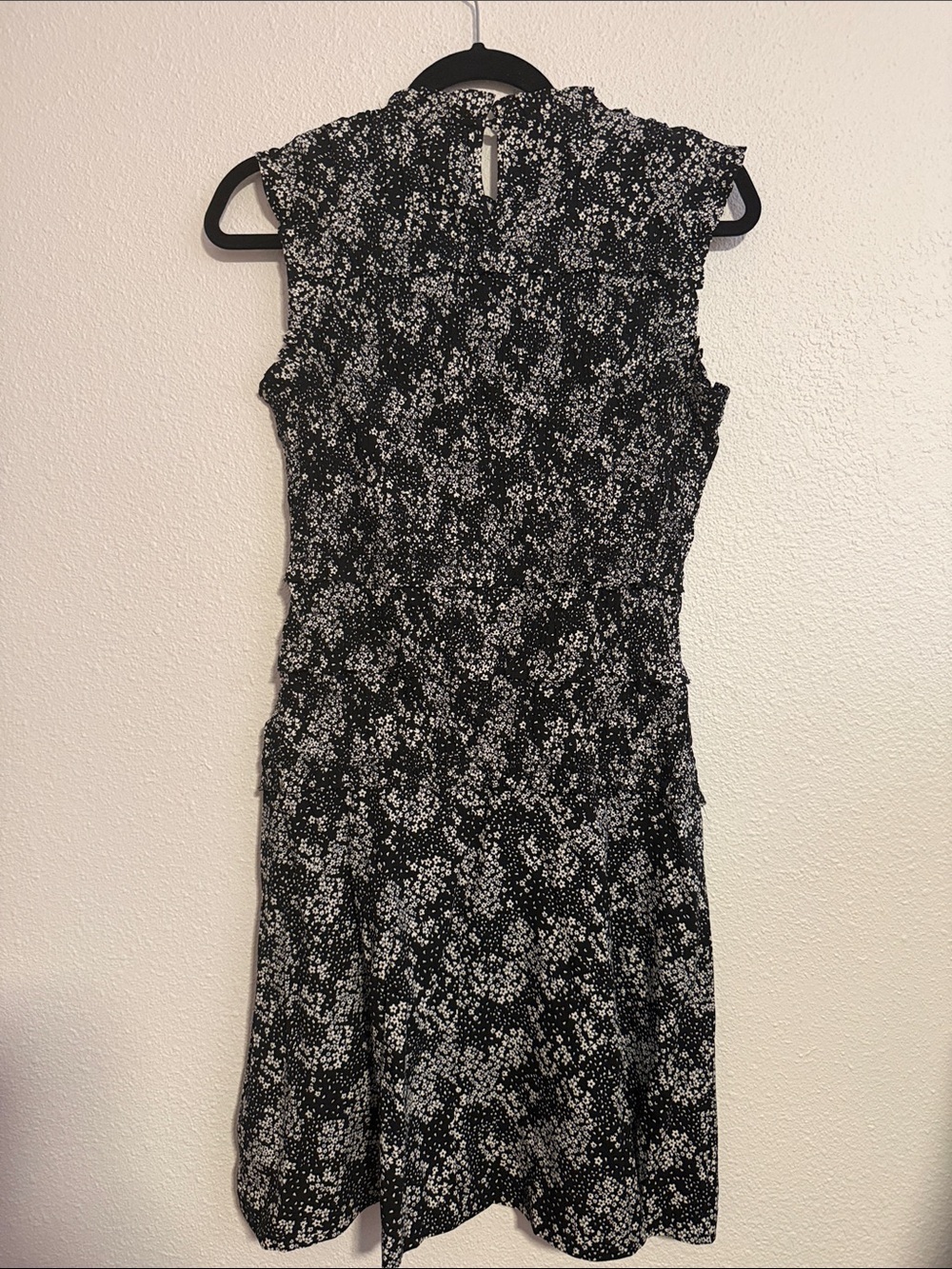 Madewell Smocked Crewneck Mini Dress in Floral - Picture 7 of 9